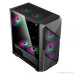 Gamemax PC Case Gaming Revolt Mid Tower With 4 Fans ARGB